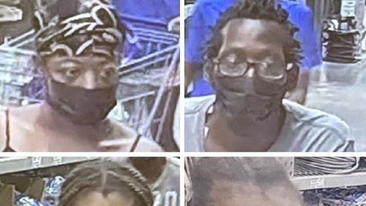 North Carolina copper theft masked faces of suspects