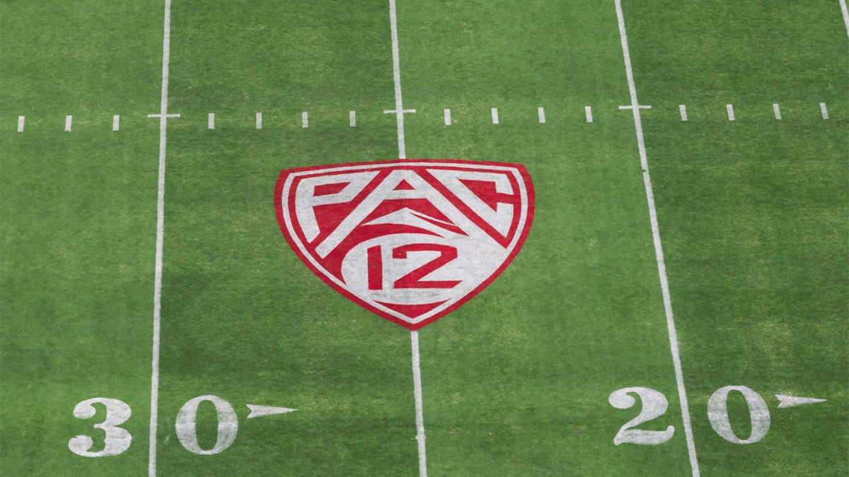 A view of the Pac-12 logo