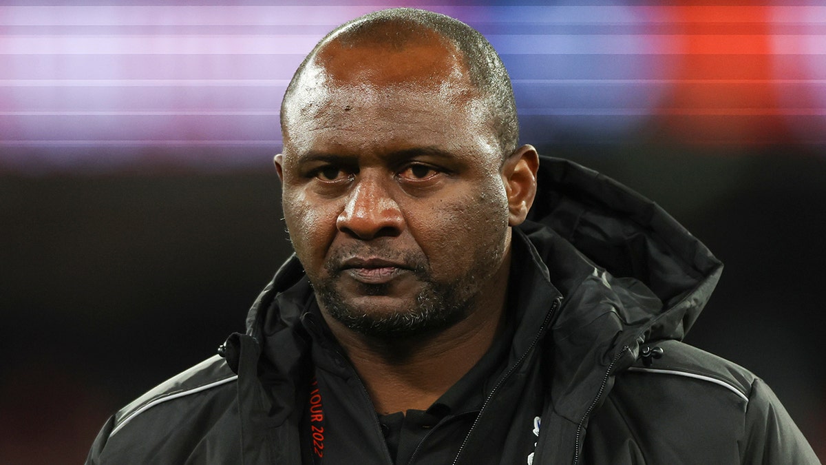 Crystal Palace's manager Patrick Vieira in a preseason match