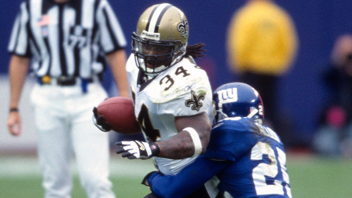 Ricky Williams takes on the Giants