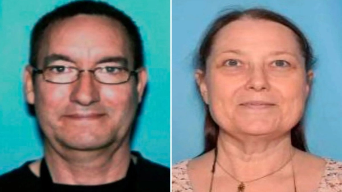 Walter Primrose wearing glasses and his wife Gwynn Morrison