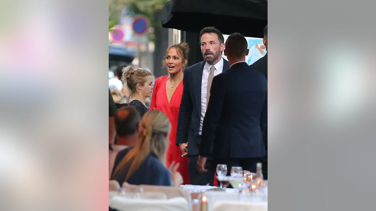 Ben Affleck and Jennifer Lopez in Paris