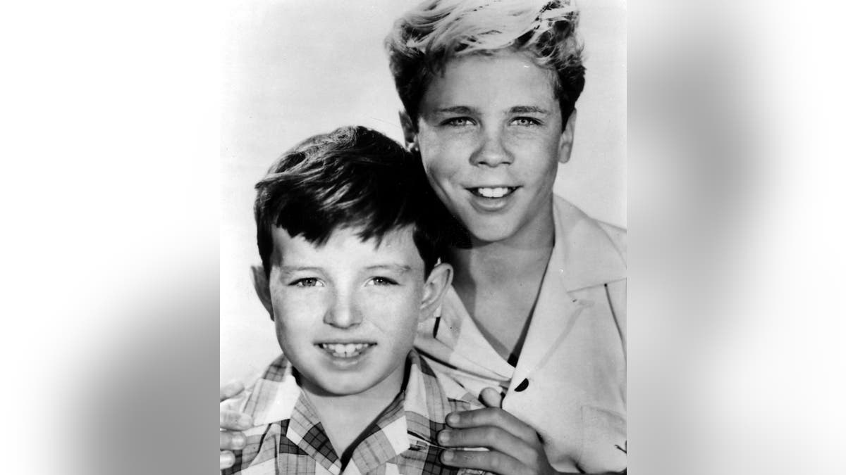 Jerry Mathers and Tony Dow on "Leave it to Beaver"