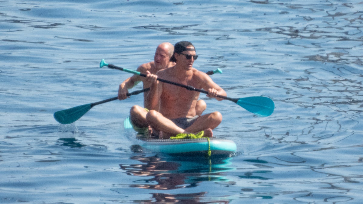 Woody Harrelson and Matthew McConaughey paddleboarded in Croatia