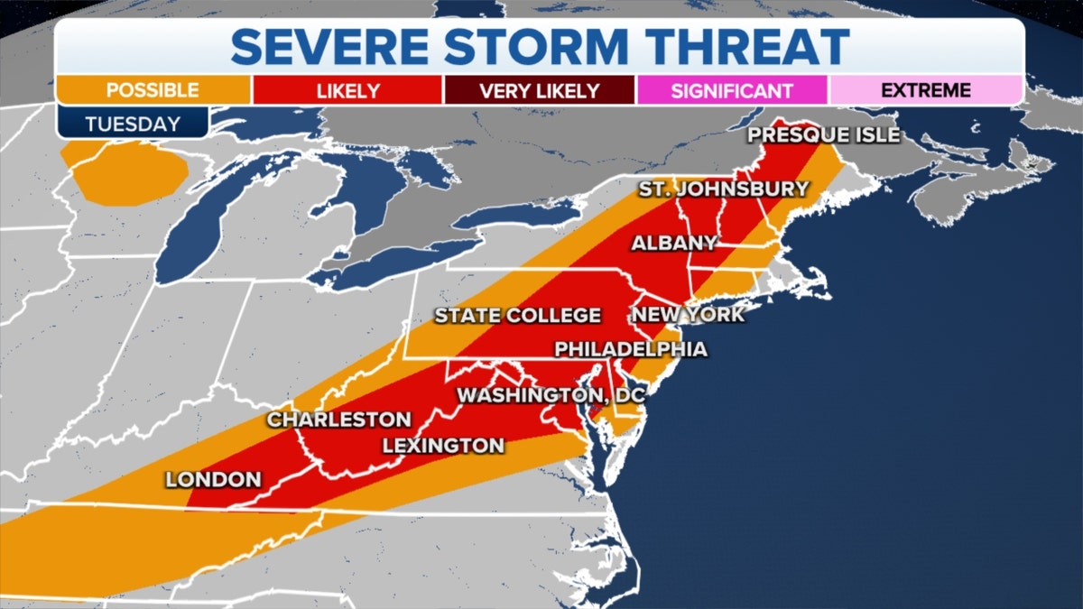 Northeast storm threat