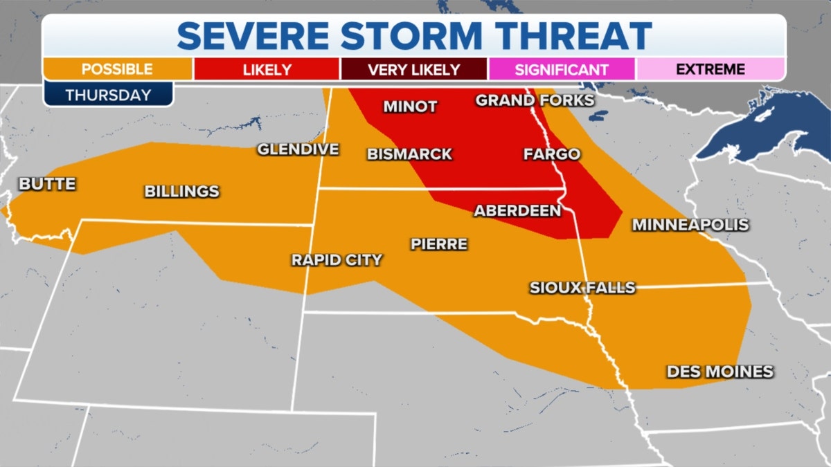 Midwest, Plains severe storm threat
