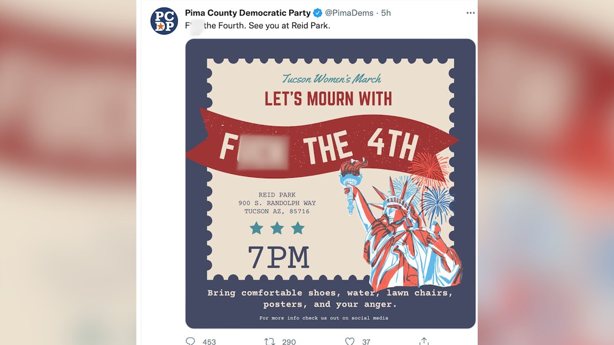Pima County Democratic Party tweet