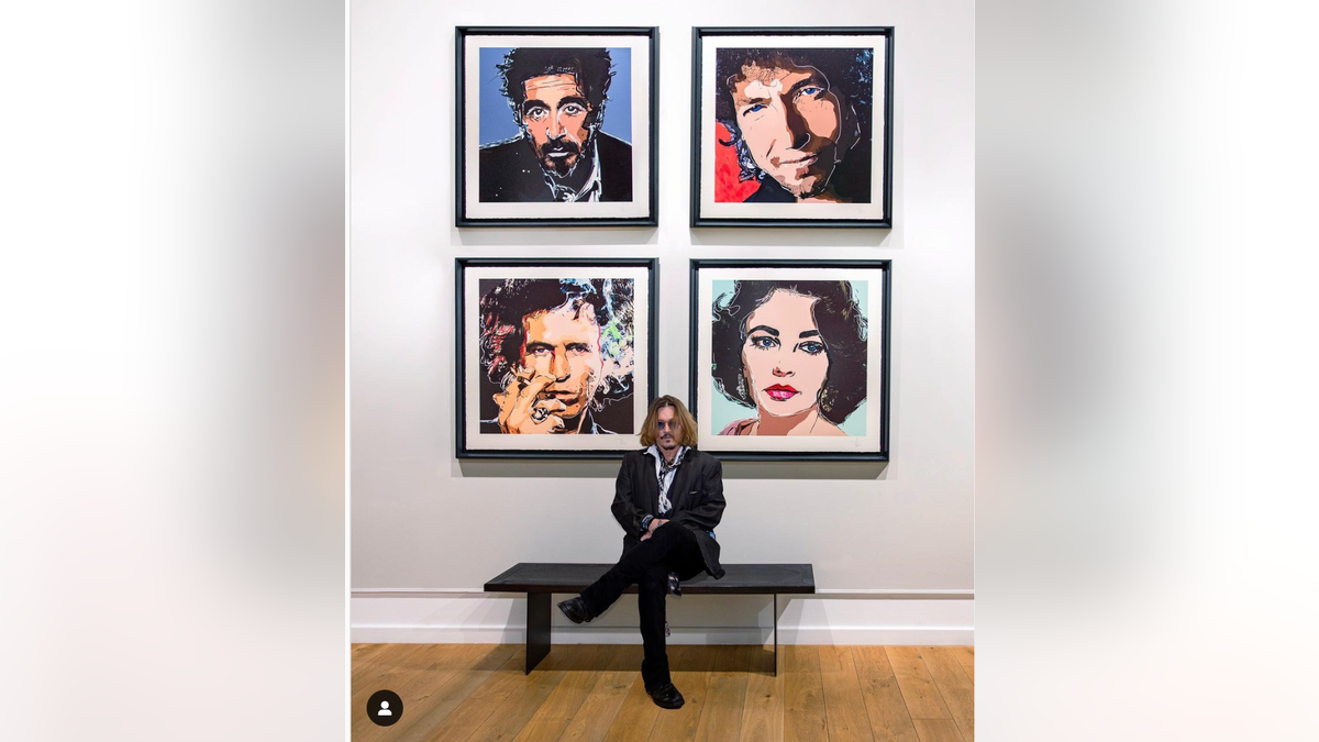 Johnny Depp's debut art collection sold out in hours