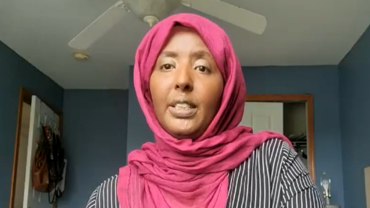 Ilhan omar challenger and refugee from somalia shukri abdirahman on term birthing people george soros open society foundation