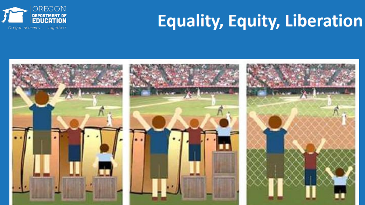 Oregon department of education ODE equity critical race theory training