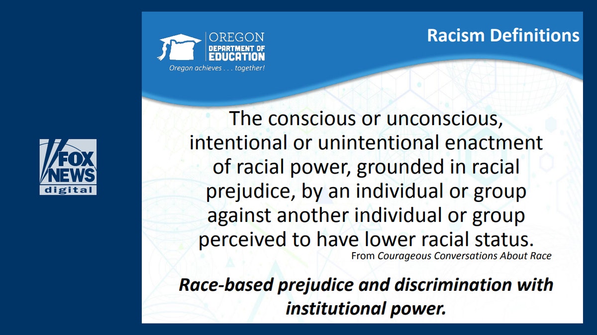 oregon department of education critical race theory training