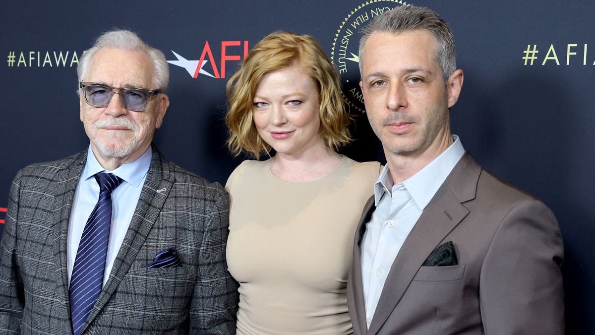 The cast of "Succession" on the red carpet