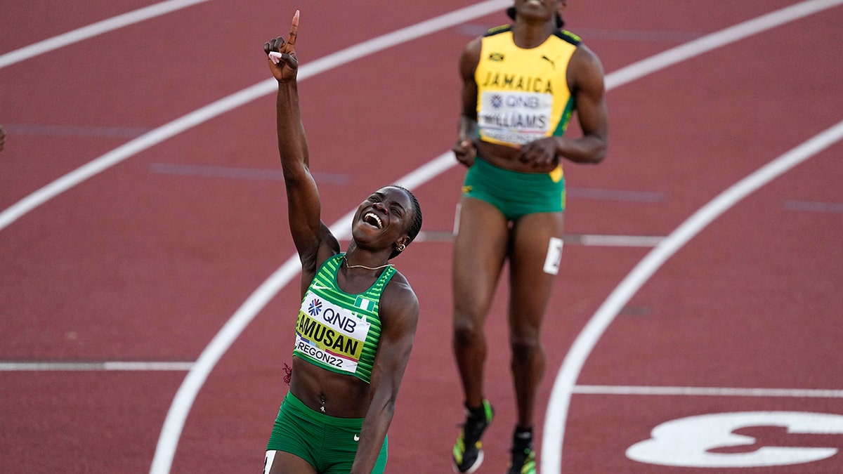 Tobi Amusan at the World Athletics Championships