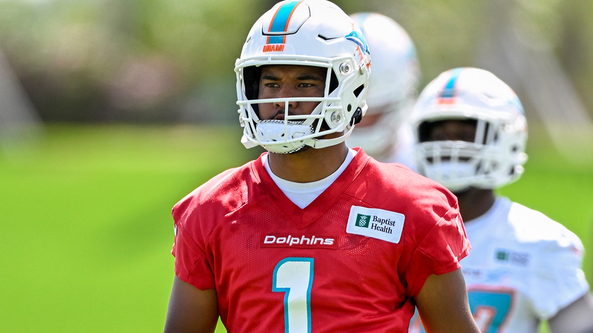 Tua Tagovailoa at minicamp