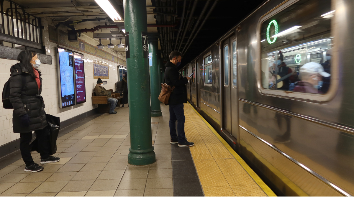 New York City train platform