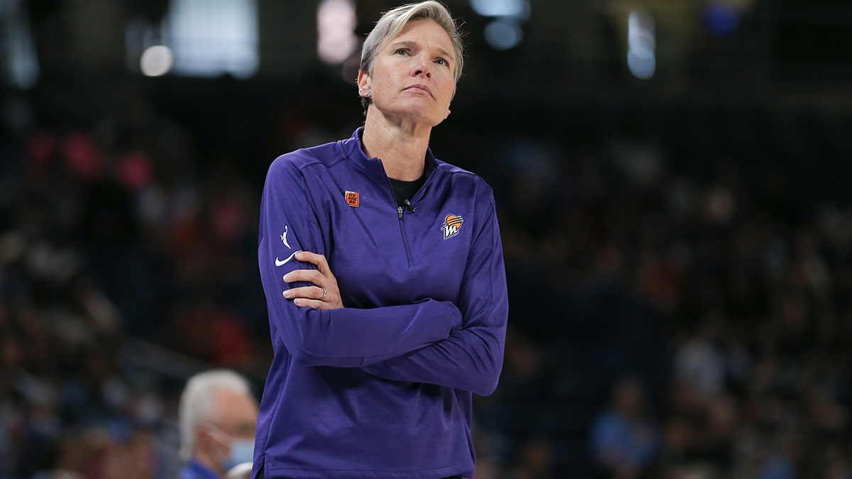 Vanessa Nygaard coaches the Mercury