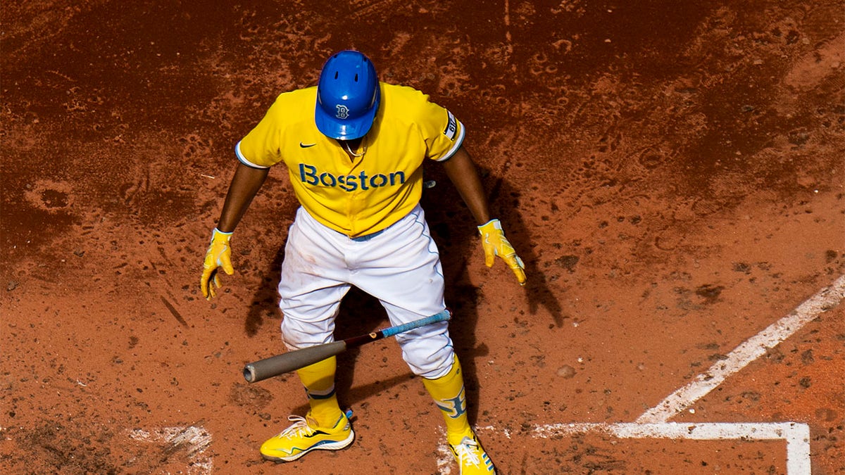Xander Bogaerts #2 Boston Red Sox Gold/Light Blue 2021 City Connect Jersey  - Cheap MLB Baseball Jerseys