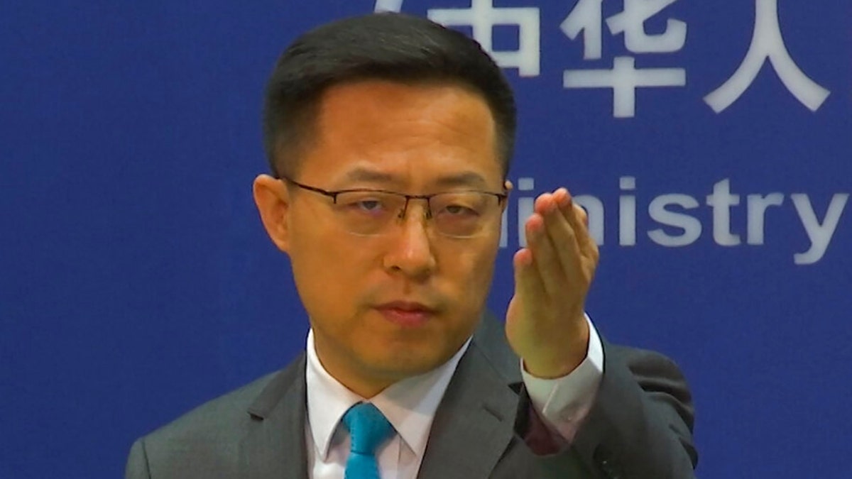 China Foreign Ministry spokesperson Zhao Lijian
