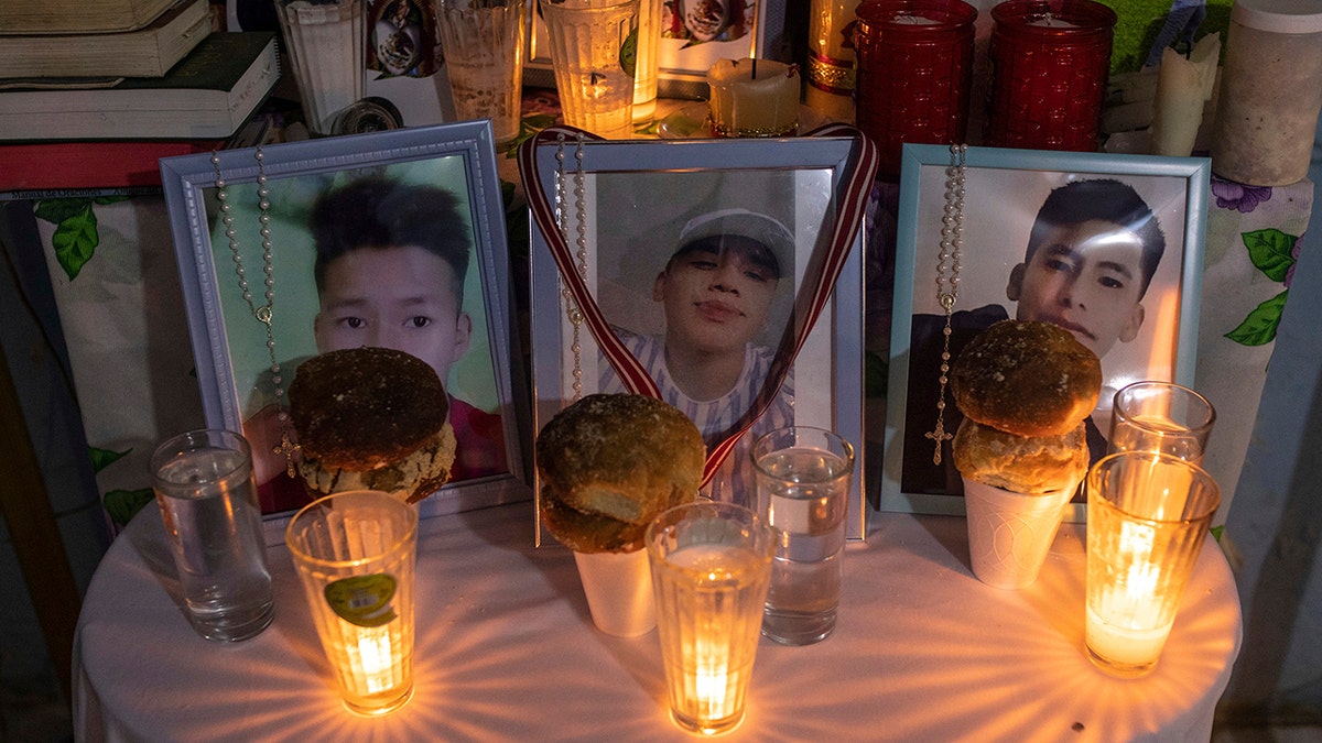 Photos of human smuggling victims