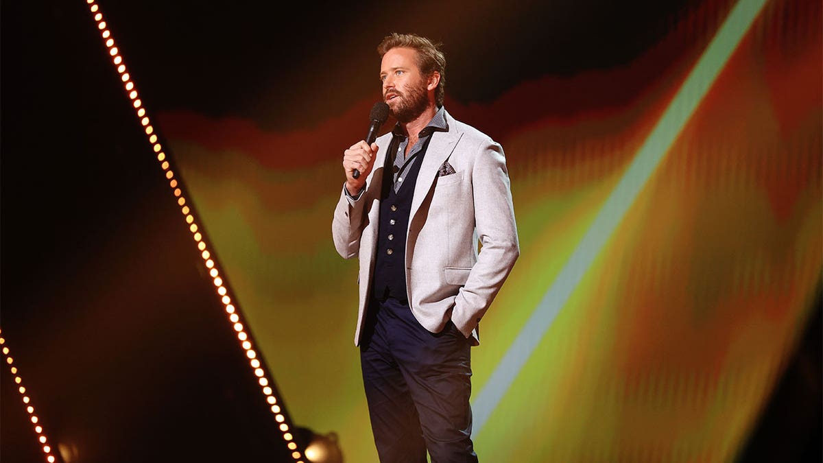 Armie Hammer at the 2020 People's Choice Awards