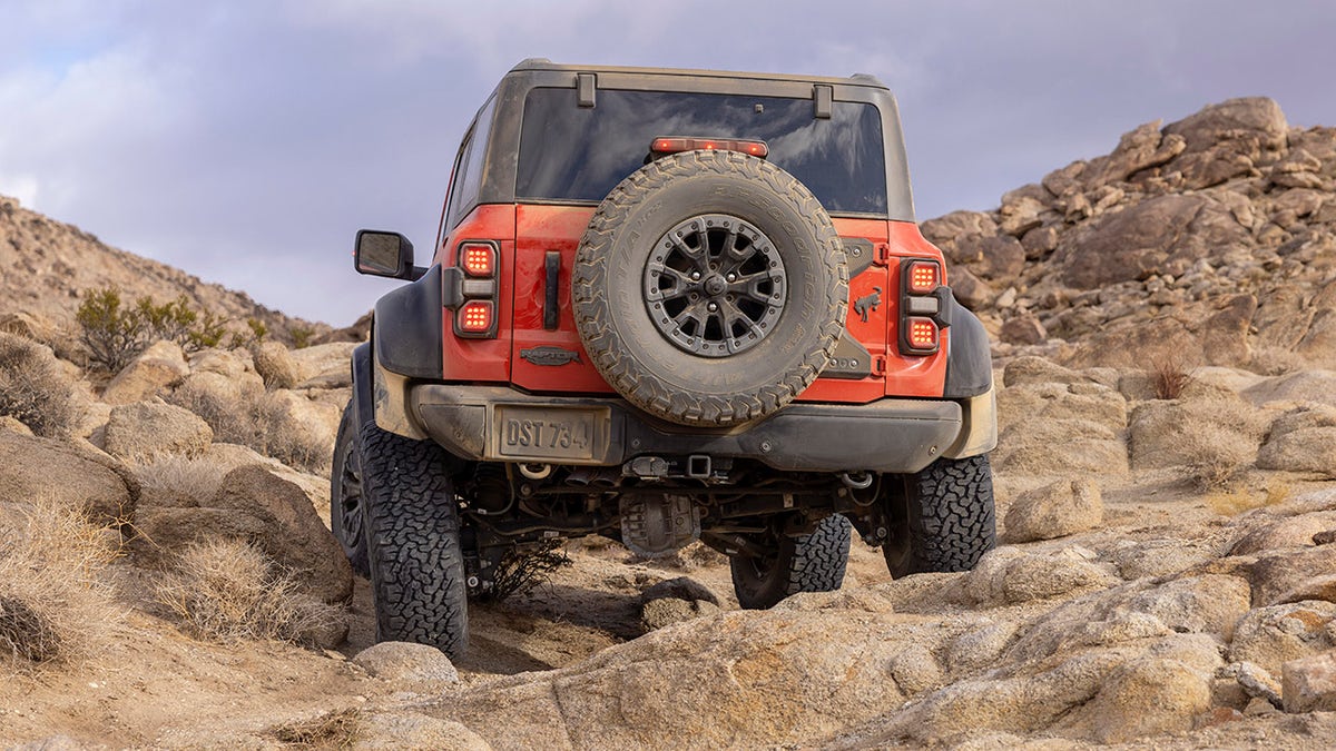 Bronco rocks rear