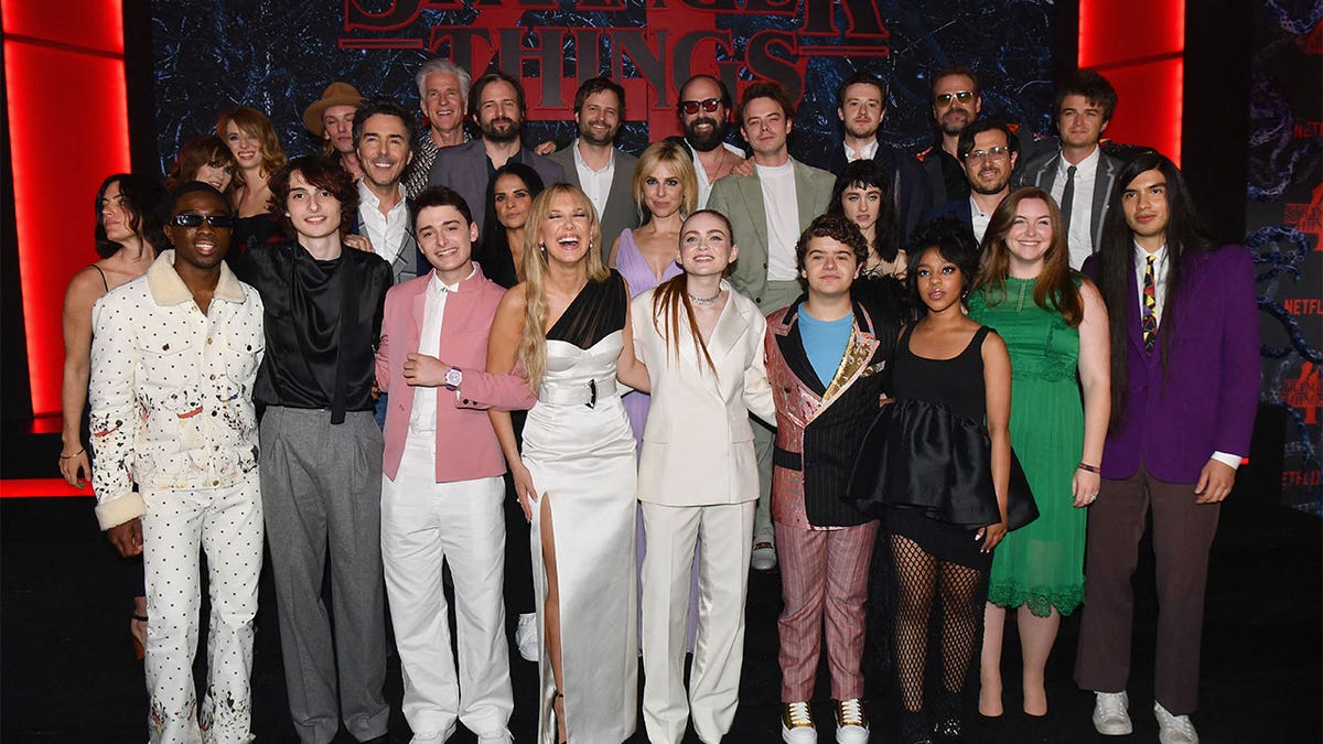 "Stanger Things" cast at season 4 premiere