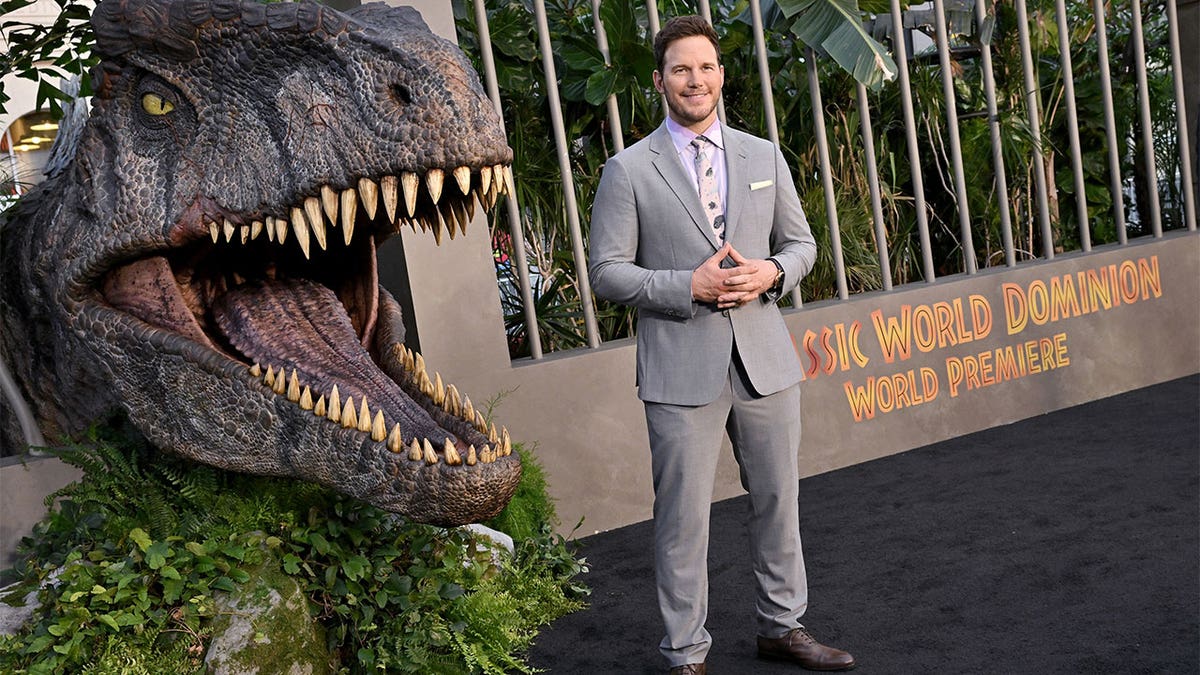 Chris Pratt at "Jurassic World Dominion" premiere