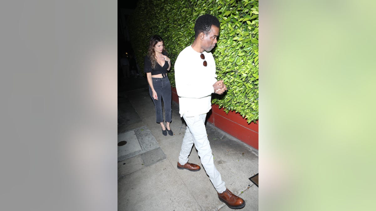 Chris Rock and Lake Bell went to dinner at Giorgio Baldi Italia restaurant