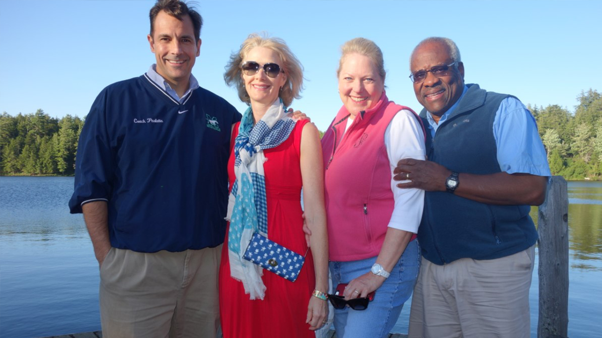 Mark Paoletta, Clarence Thomas and family.