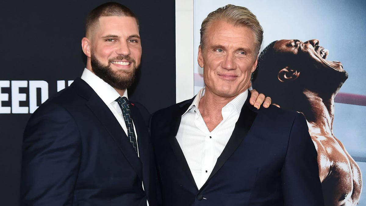 Florian Munteanu and Dolph Lundgren