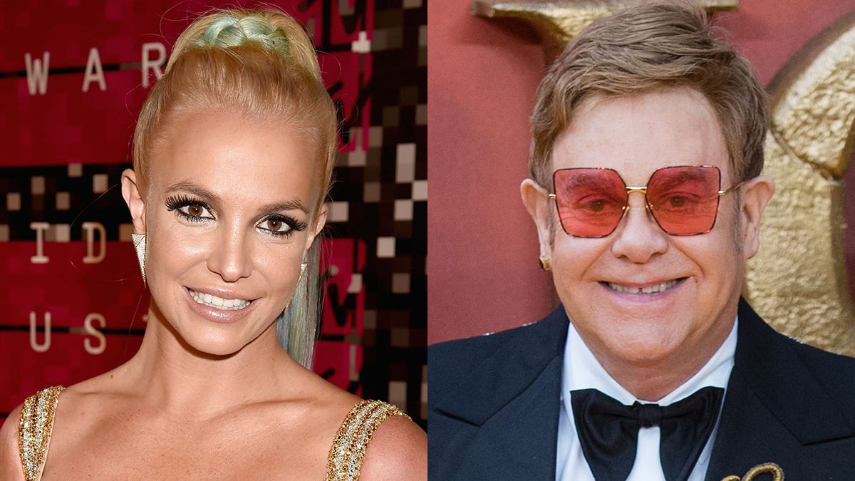 Britney Spears Elton John split