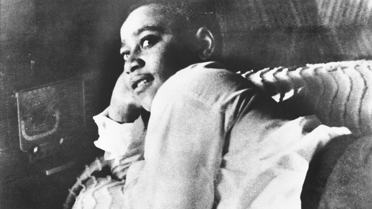 A picture of Emmett Till smiling