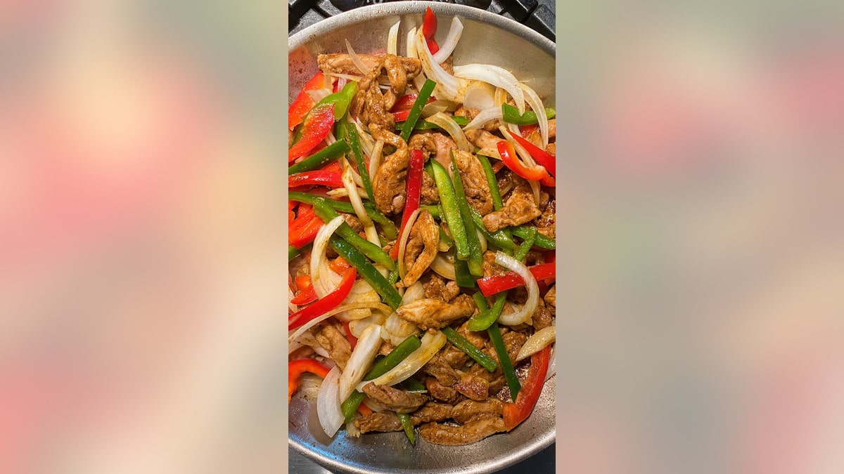 Chicken fajitas