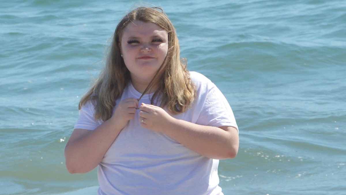 Honey Boo Boo on the beach