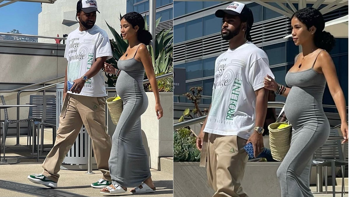 Big Sean and Jhené Aiko left lunch in Beverly Hills
