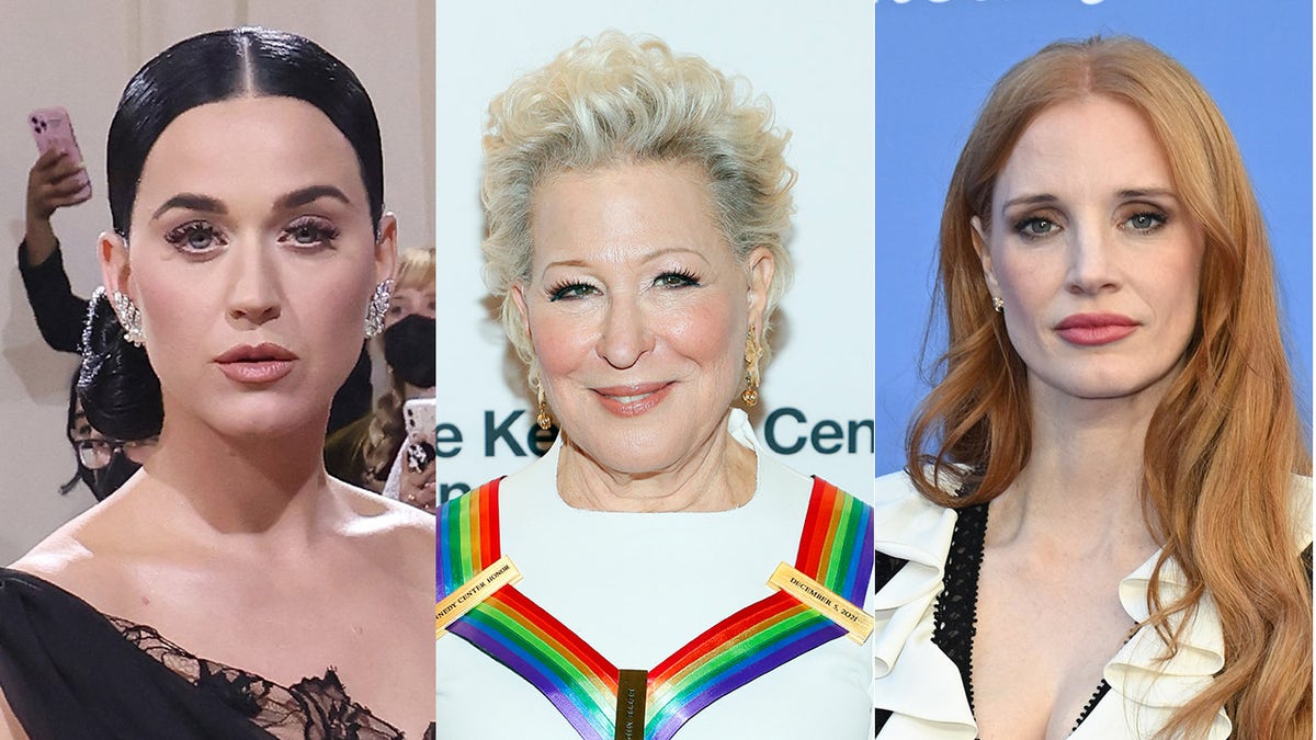Katy Perry, Bette Midler and Jessica Chastain
