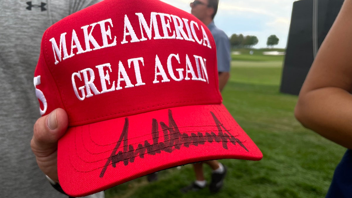 A signed Make America Great Again hat