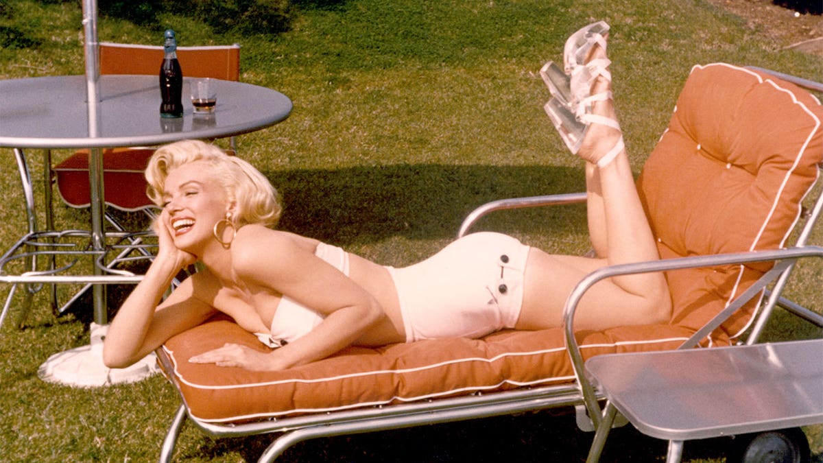 Marilyn Monroe in a bathing suit