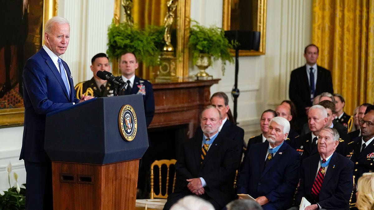 Biden speaks at Medal of Honor
