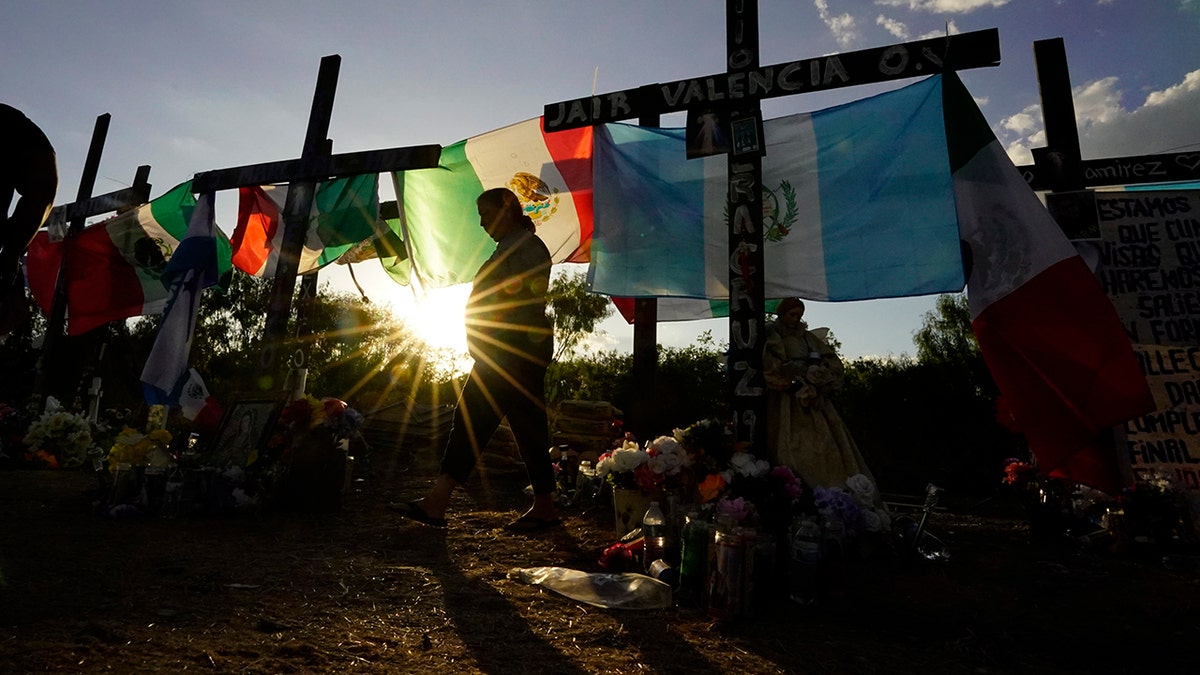 A memorial to human smuggling victims