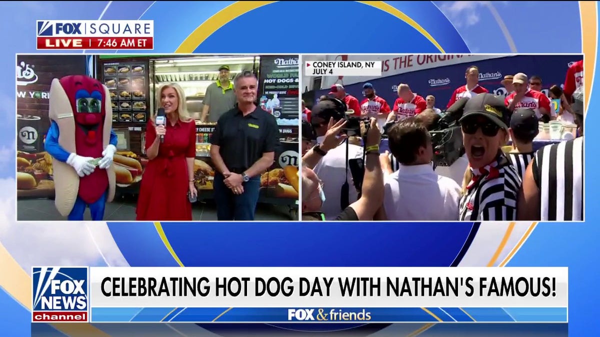 nathans james walker national hot dog day