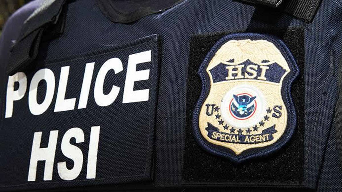 HSI Police vest with Special Agent Badge