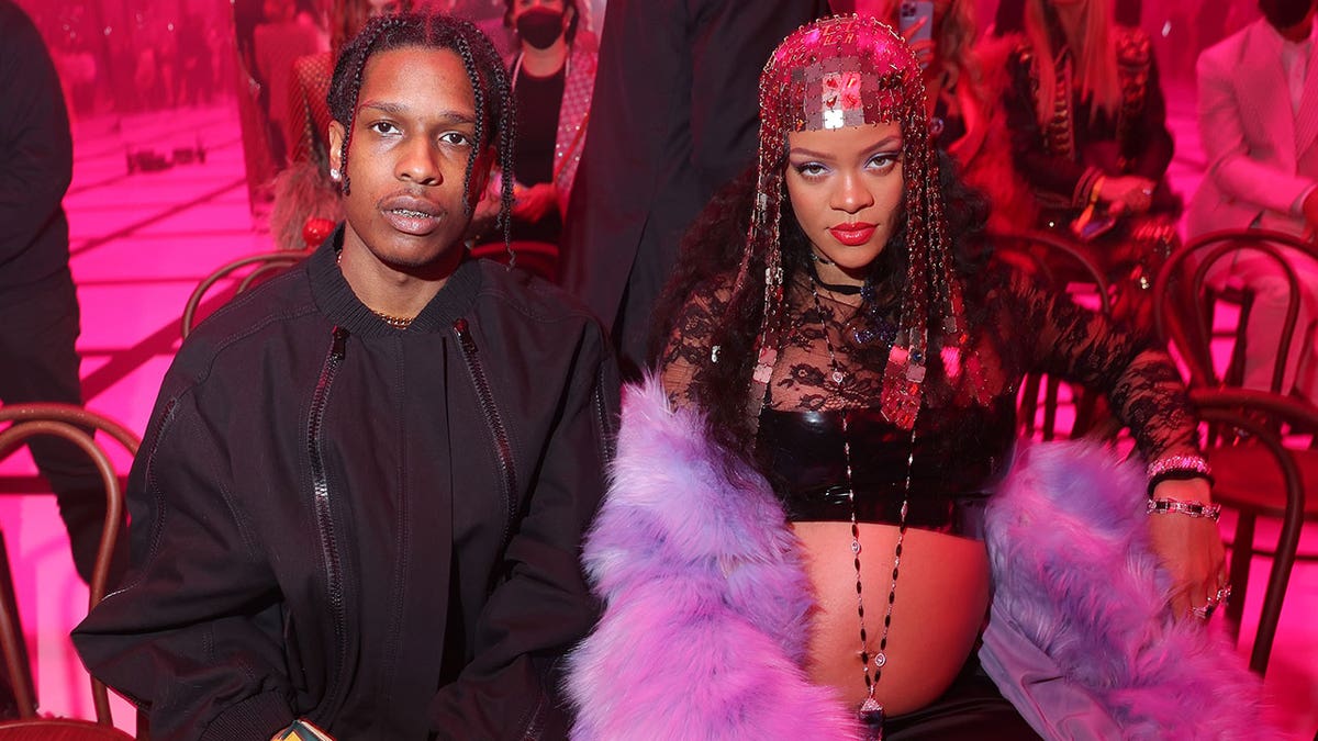 A$AP Rocky and Rihanna 