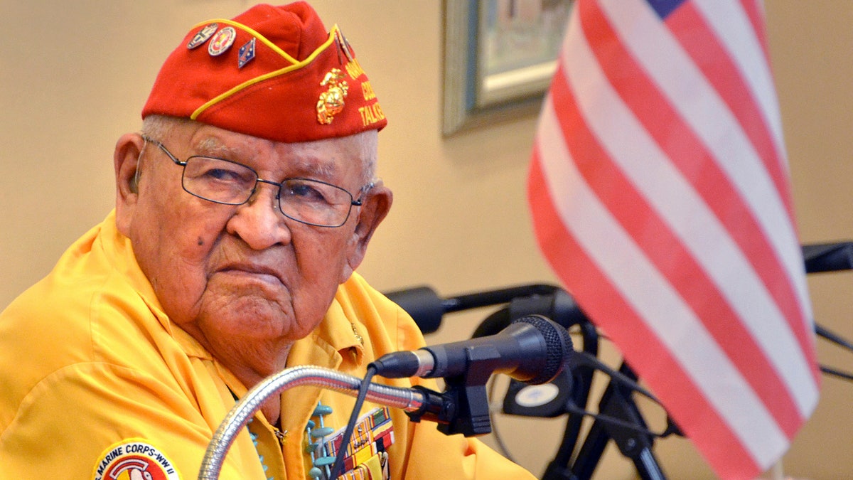 Samuel Sandoval Navajo Code Talker World War II