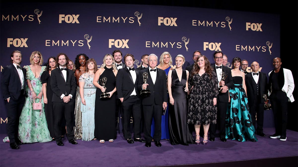 The cast of "Saturday Night Live" at the Emmys 