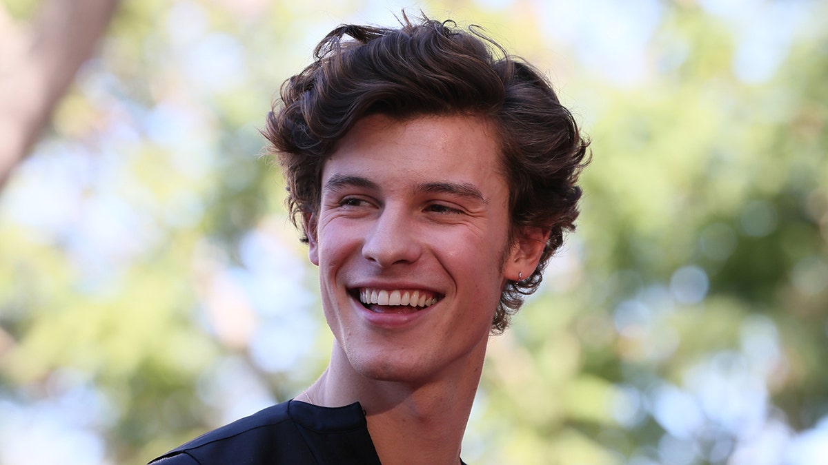 Shawn Mendes smiling