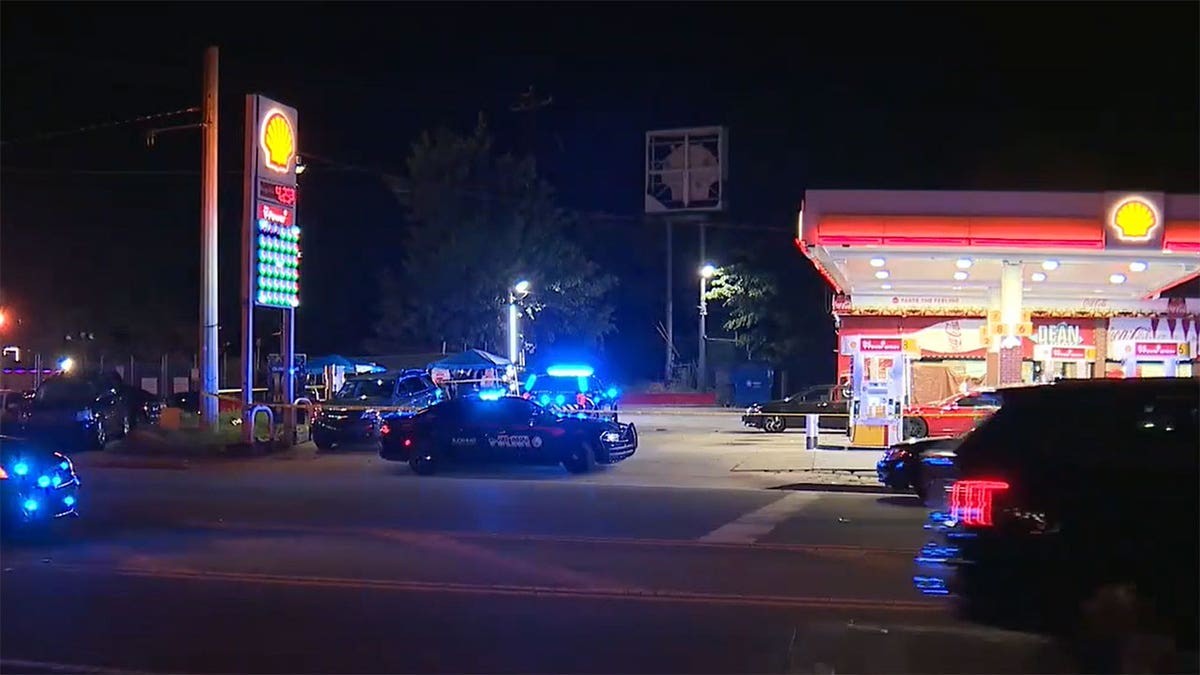 Atlanta shell gas station shooting scene