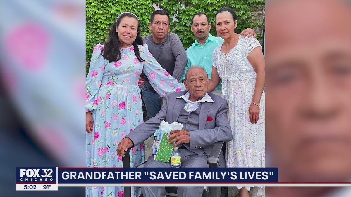 Nicolas Toledo-Zaragoza with his family