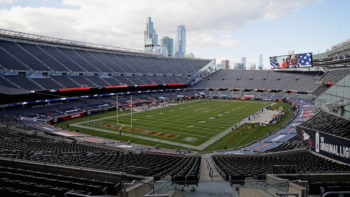 General view of Soldier Field