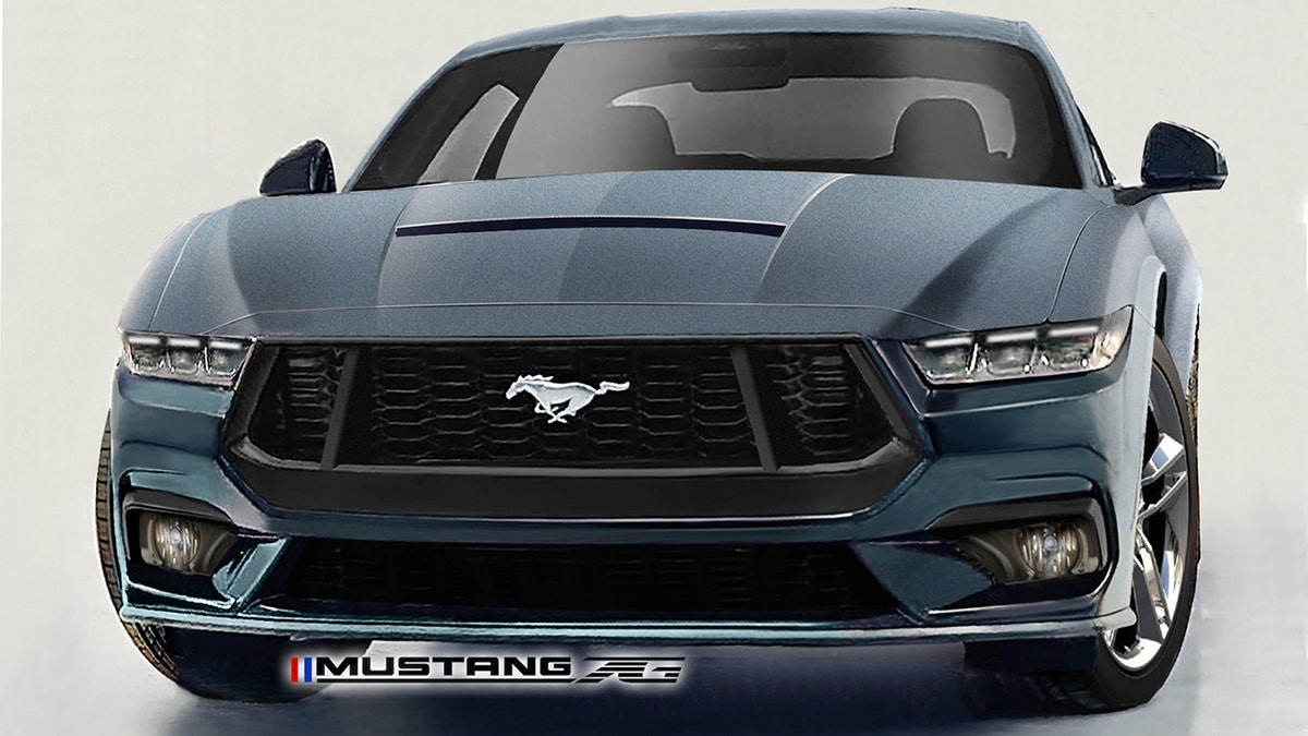 Ford mustang rendering